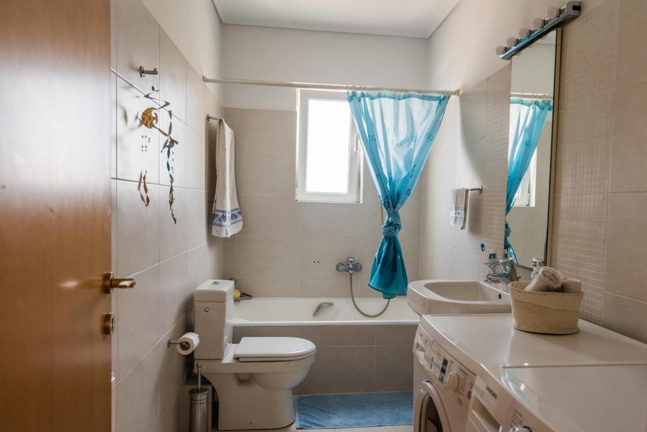 Family Getaway, Spacious And Luxurious, Sea View, Terrace, Next To Voula Beach, 20Min From Center Athen Exterior foto